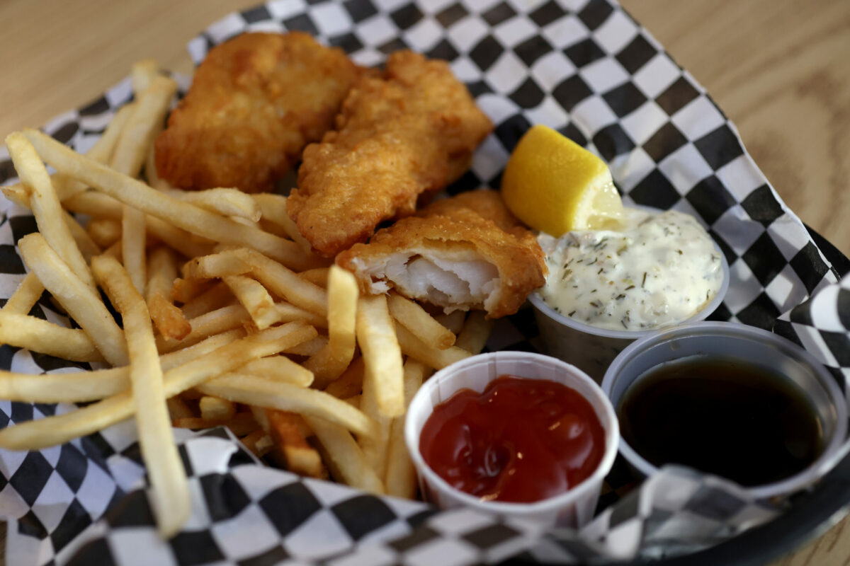 Fish n' Chips at Steiner's Tavern in Sonoma. (Beth Schlanker/The Press Democrat)