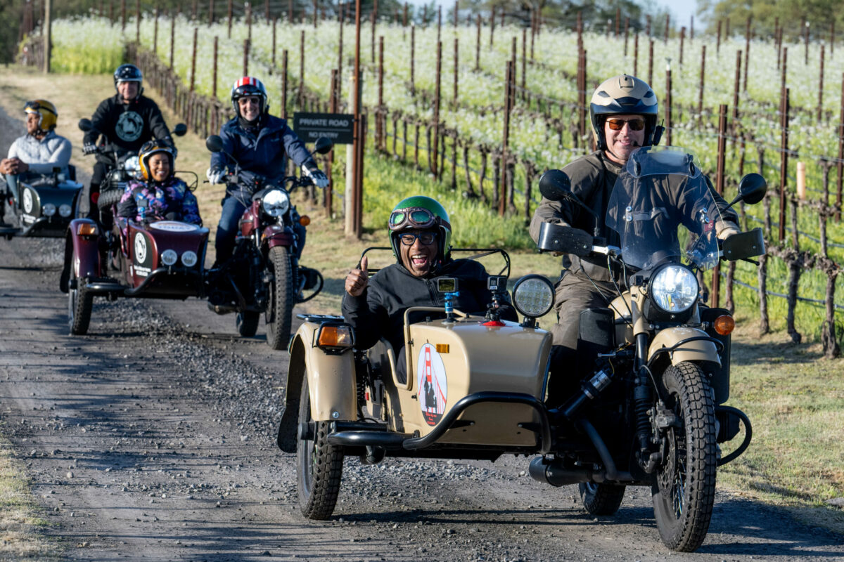NBC’s “Today” show third-hour co-host Al Roker at Bricoleur Vineyards in Windsor during the taping of a special Sonoma County edition of the show. (Nathan Congleton/NBC)