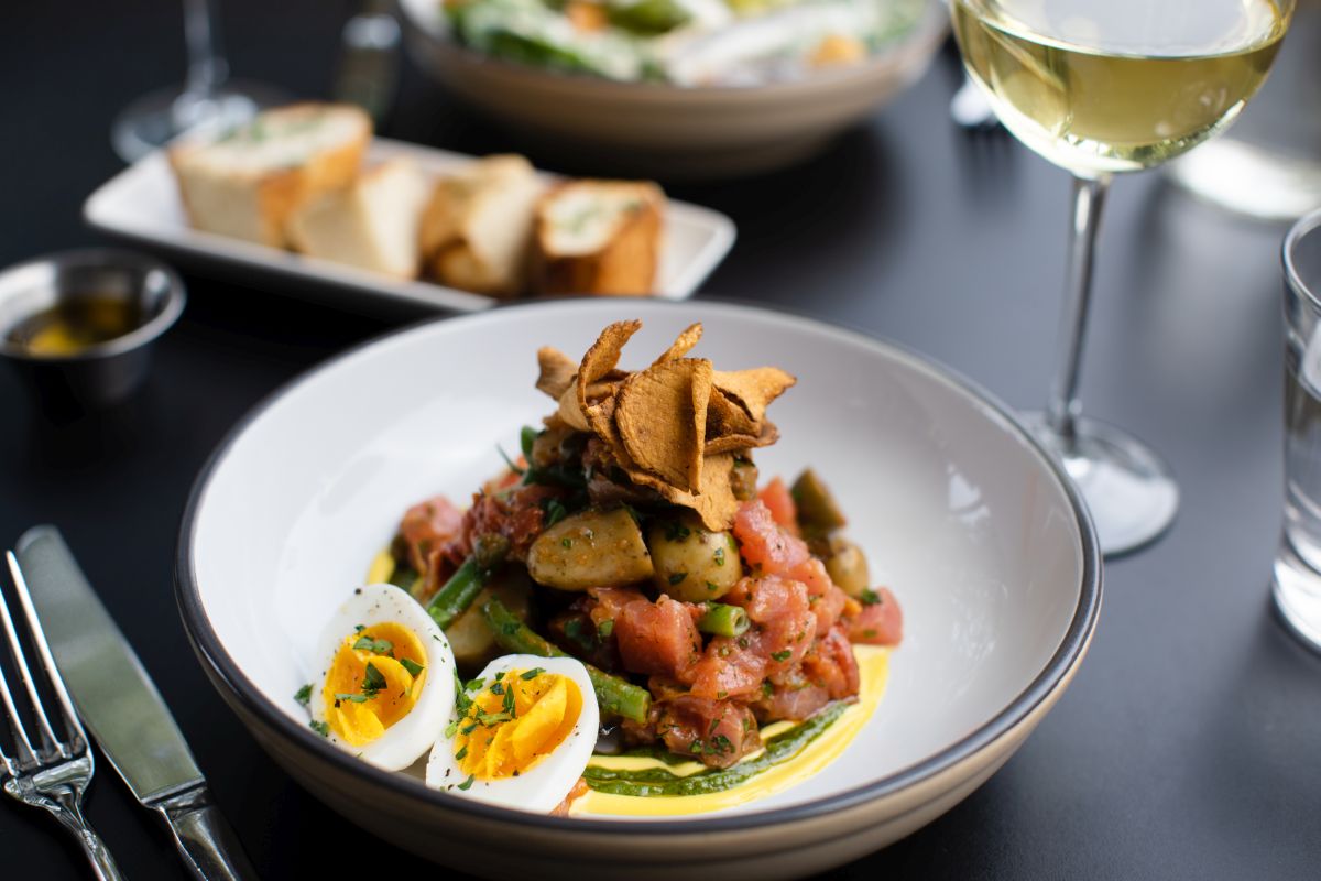 Tuna tartare caponata from Pizzando in downtown Healdsburg. (Courtesy of Pizzando)