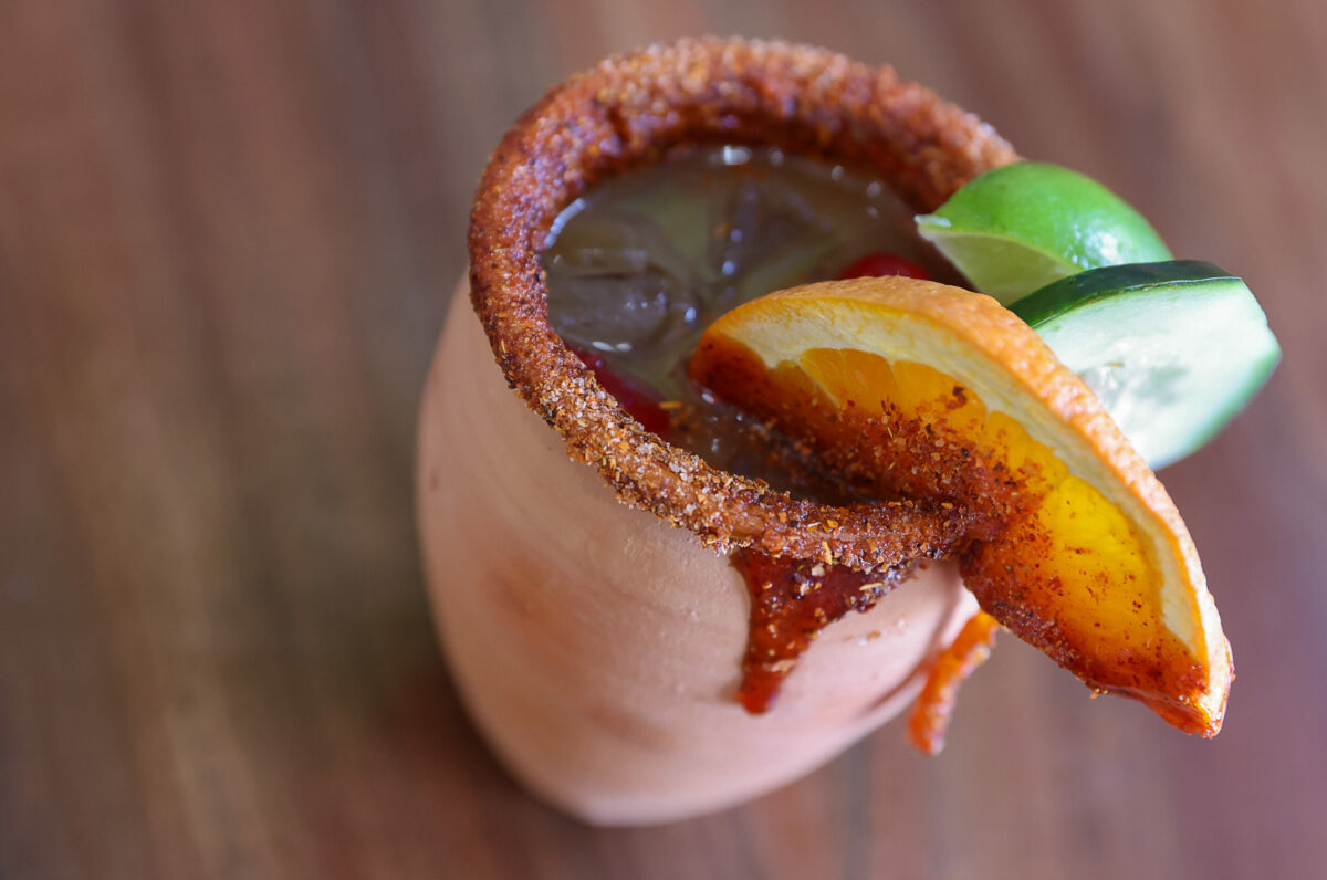 Cantarito at El Fogon Taco Shop in Santa Rosa on Friday, April 14, 2023. (Christopher Chung/The Press Democrat)