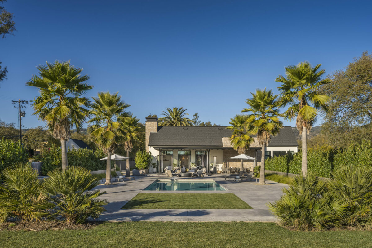 The pool is placed along a sunny-all-day southern orientation. (Provided by Carol Sebastiani of Sotheby's International Realty)