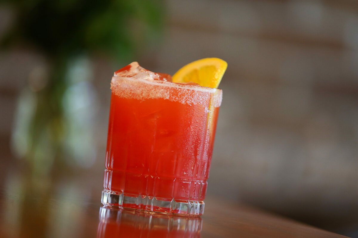 Blood Orange Margarita at Sweet T’s Restaurant+Bar in Windsor on Friday, July 5, 2024. (Christopher Chung/The Press Democrat)