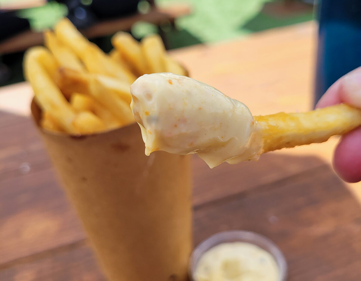 Duck fat fries with togarishi aioli from Compline. (Heather Irwin)