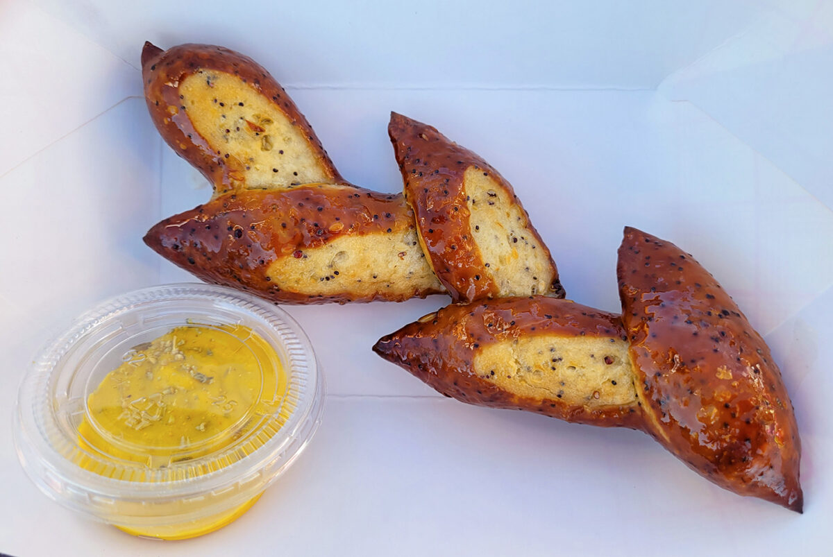 The very petite pretzel from Press at BottleRock 2023. (Heather Irwin)