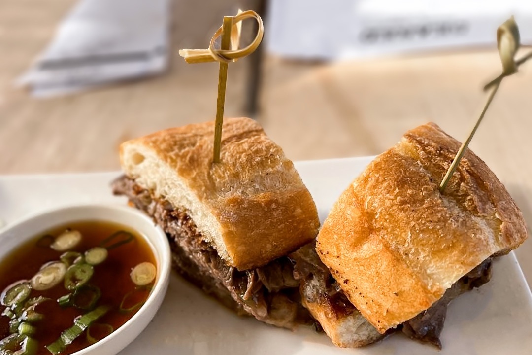 The Prime Rib Dip at Seared in Petaluma. (Seared)