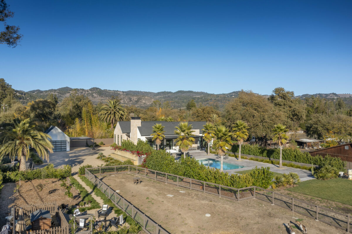 View of the grounds. (Provided by Carol Sebastiani of Sotheby's International Realty)