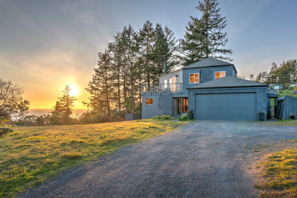 This renovated circa-1970s Sea Ranch home is listed for $1.39 million. (Bill Oxford Photography)