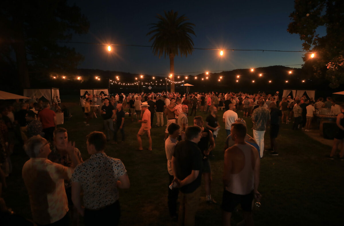 The Twilight T-Dance at Chateau St. Jean Winery in Kenwood, as part of the Gay Wine Weekend on Saturday, July 16, 2022 (Kent Porter / The Press Democrat) 2022