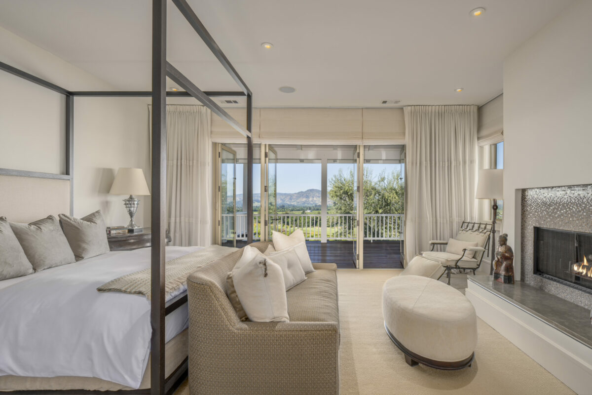 The main bedroom. (Paul Rollins / Sotheby's International Realty)