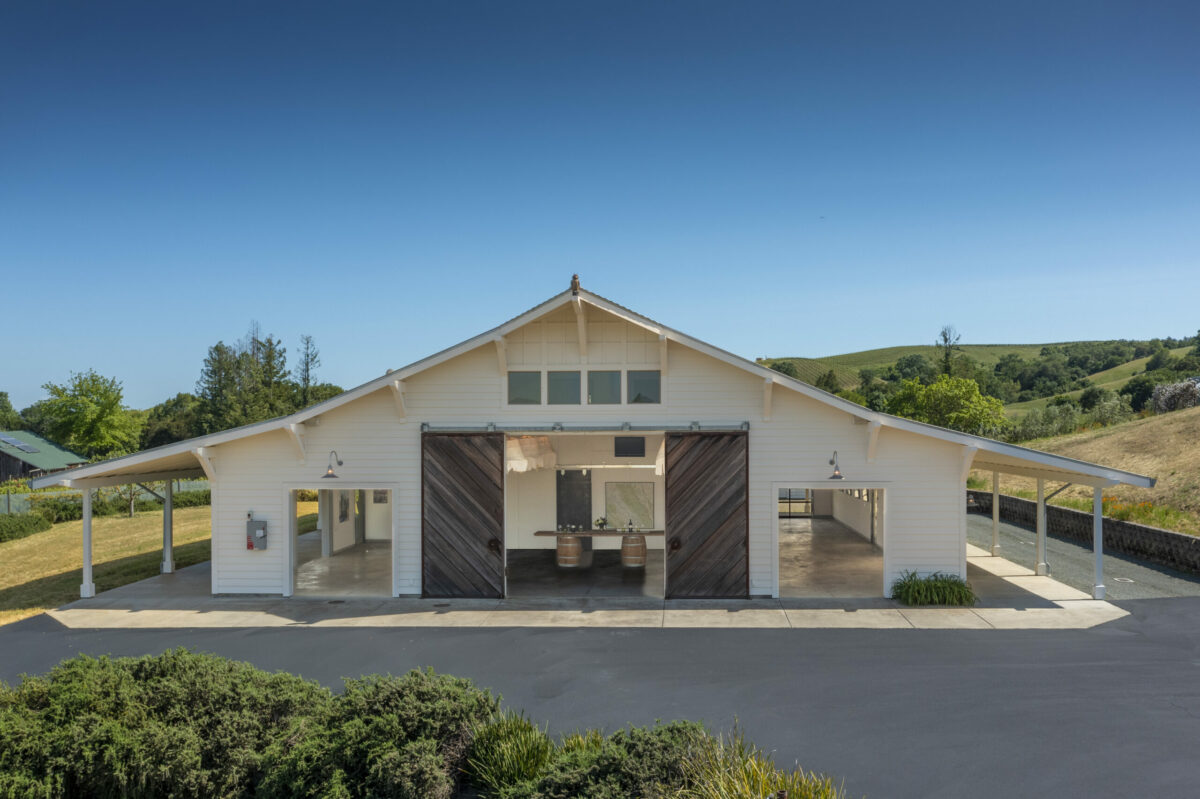 The home has a barn for entertaining. (Paul Rollins / Sotheby's International Realty)