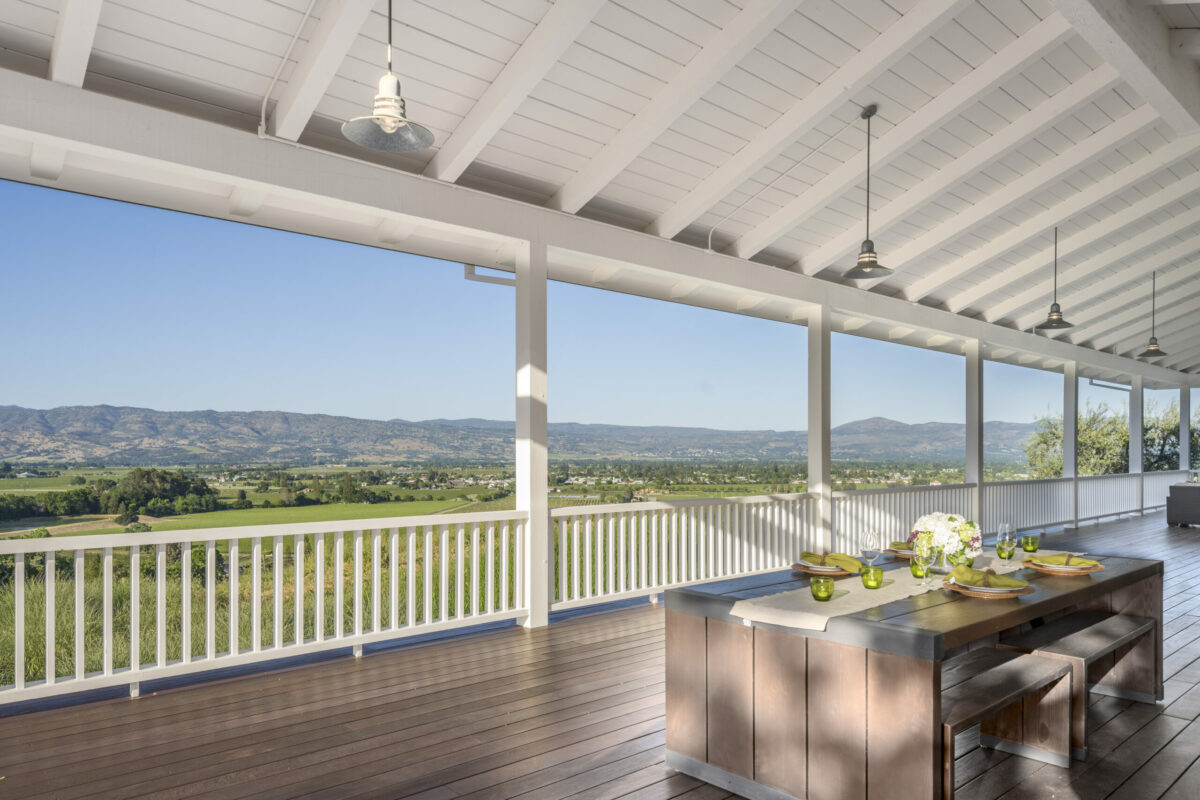 French doors open up to a vast lana’i covered patio that could accommodate a sizable crowd. (Paul Rollins / Sotheby's International Realty)