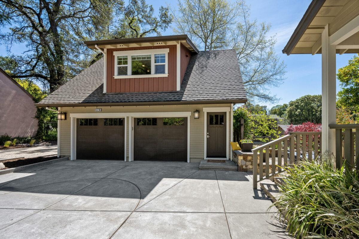 A second unit sits above the two-car garage. (Open Homes Photography)
