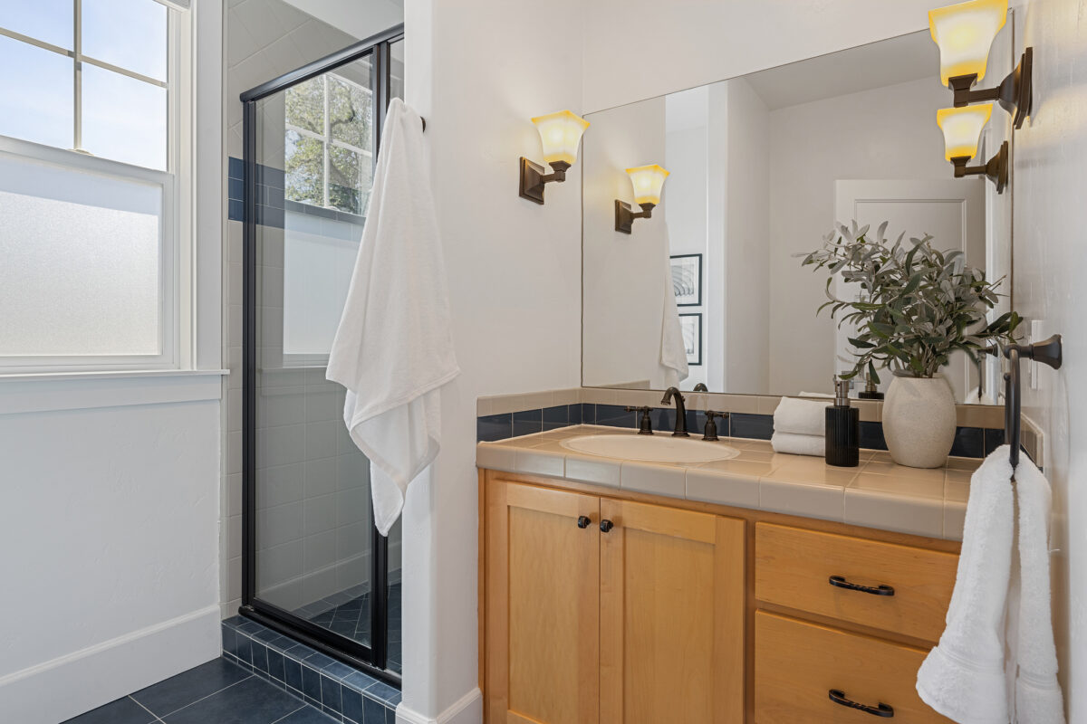 One of three ensuite bathrooms. (Open Homes Photography)