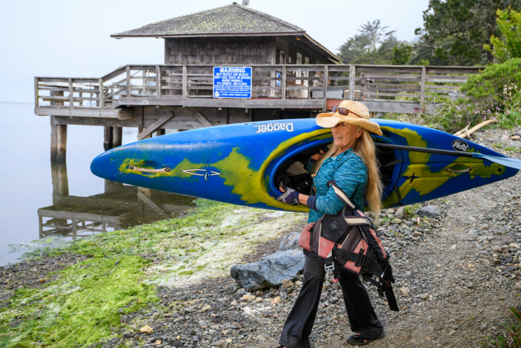 Suki Waters, owner of Watertreks Eco Tours, Jenner, California.