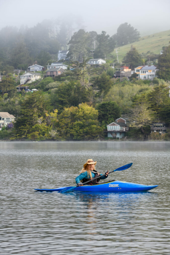 Suki Waters, owner of Watertreks Eco Tours, Jenner, California.