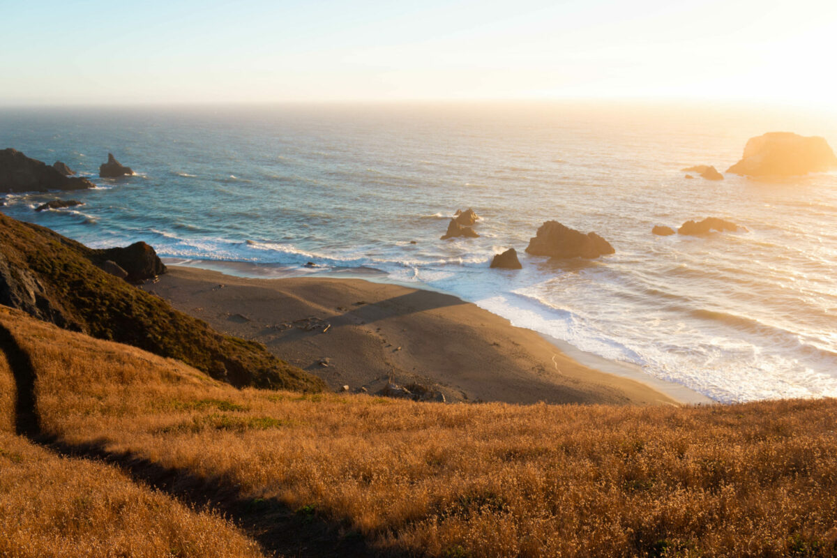 View from the Kortum Trail in Sonoma Coast State Park. (Sierra Downey/Sonoma County Tourism)