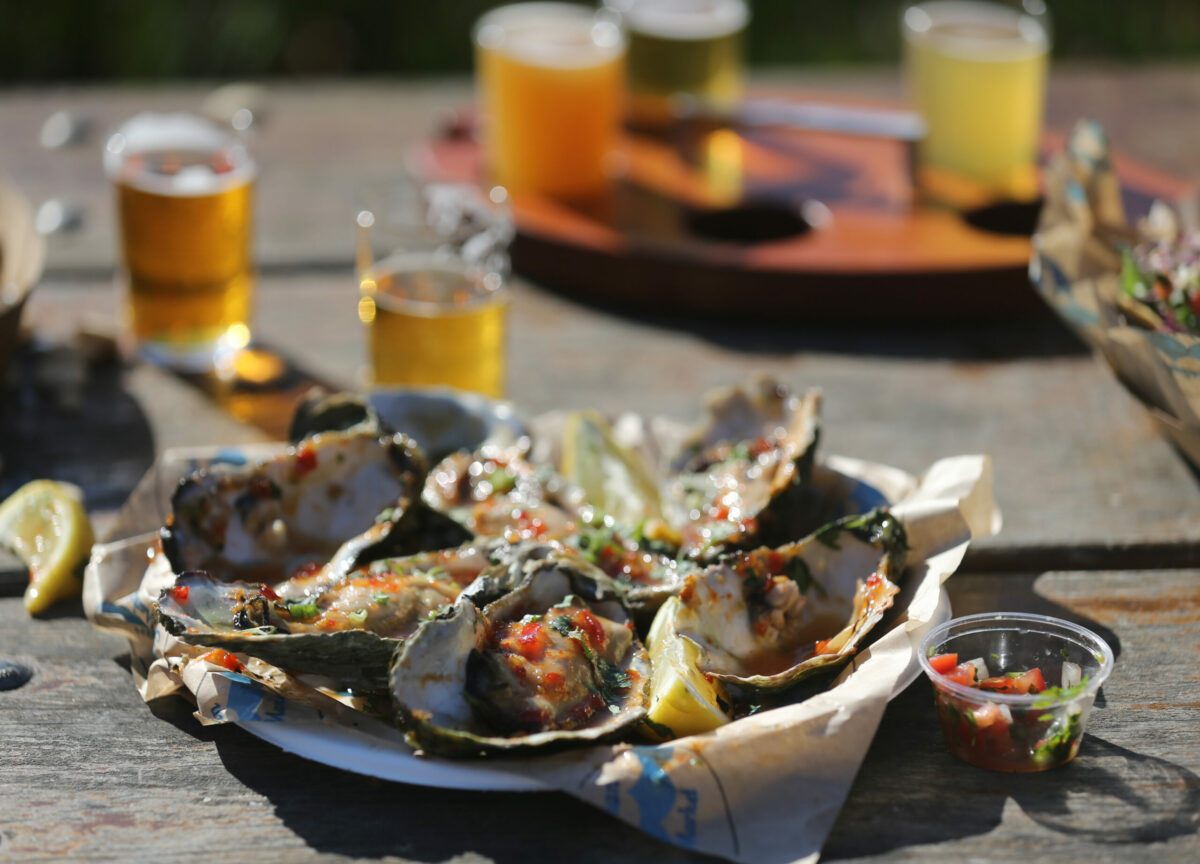Maui Wowie oysters at Fishetarian Fish Market in Bodega Bay, Calif. on Tuesday, June 28, 2022. (Beth Schlanker/The Press Democrat)