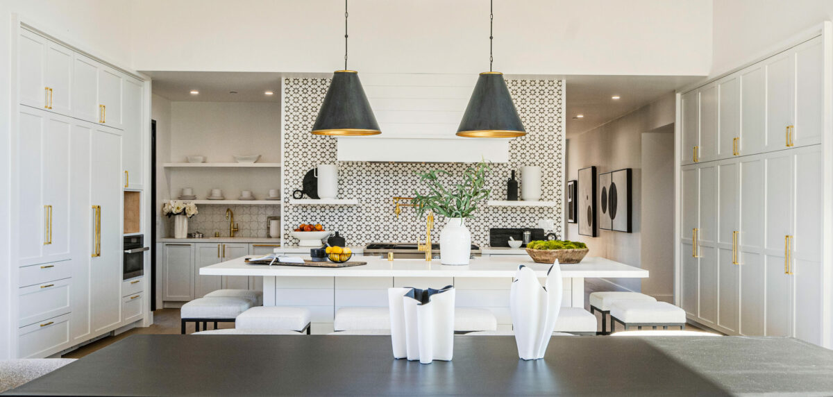The kitchen area of the great room. (Robert Vente / Sotheby’s International Realty)