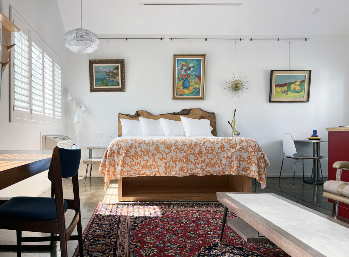 A king suite at The Astro motel in Santa Rosa. (Courtesy The Astro)