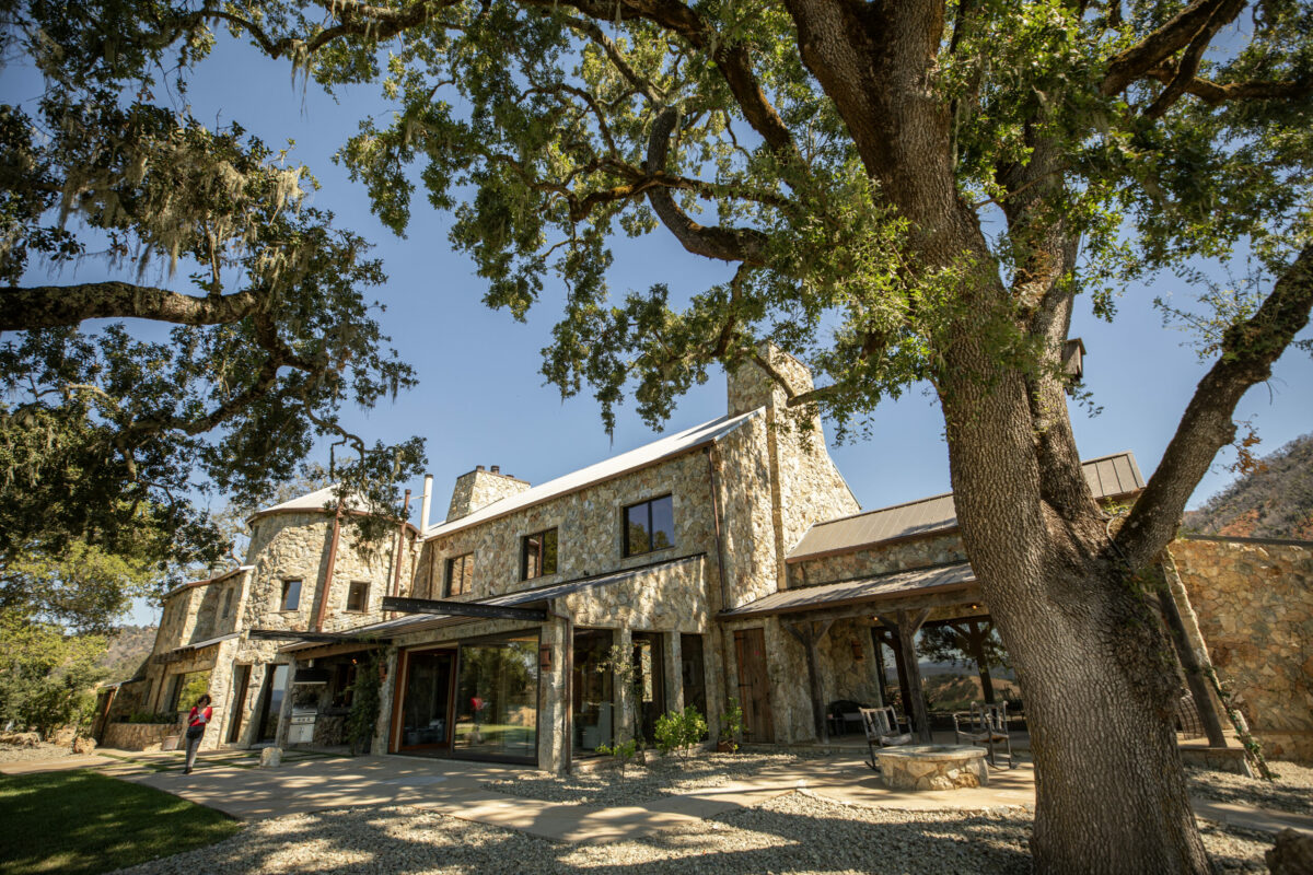 Skipstone Winery’s private residence on its 200-acre estate rents for $6,000 a night, where guests can “live like a winemaker” in the Alexander Valley just minutes from Healdsburg. Photo taken Thursday, Aug. 17, 2023. (Chad Surmick / The Press Democrat)