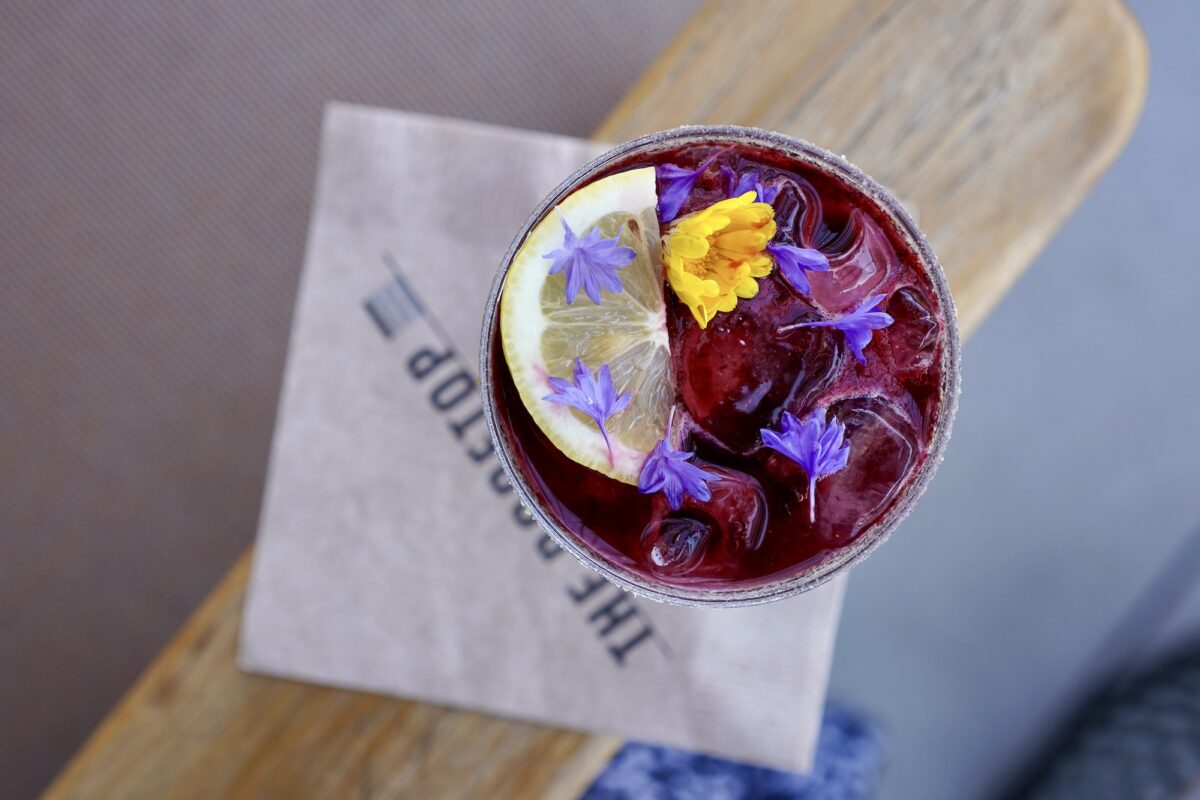 Flower Girl Cocktail at Harmon Guest House