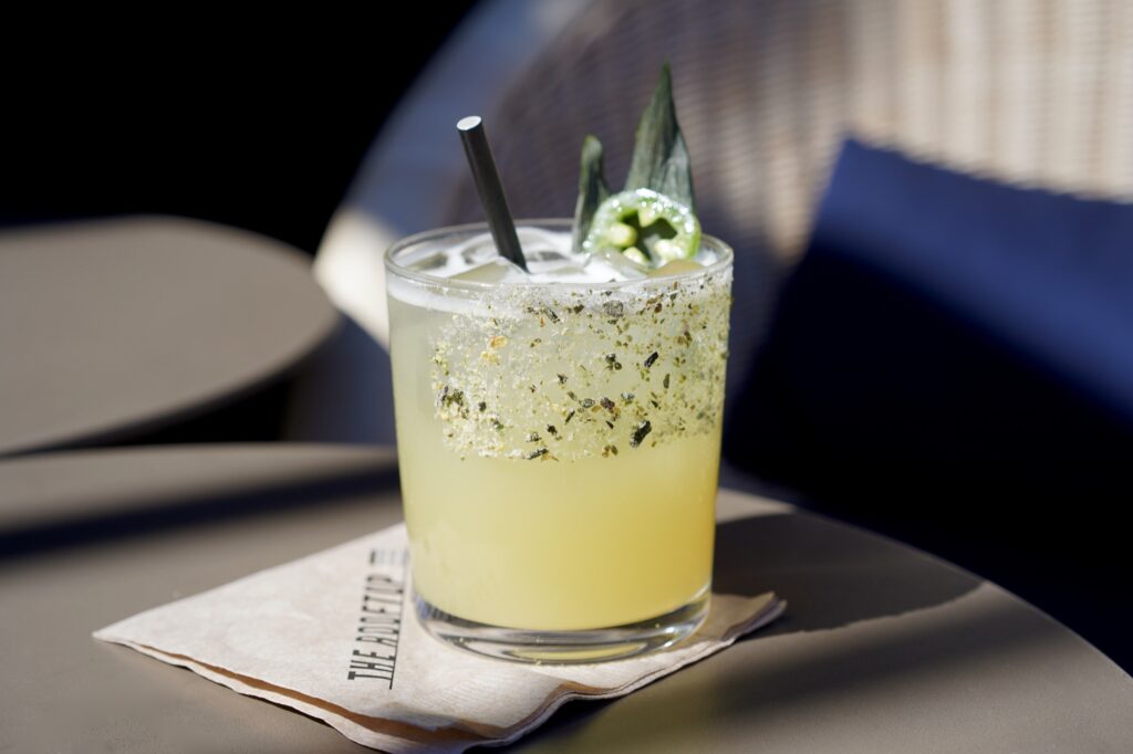 Spicy Pineapple cocktail at Harmon Guest House