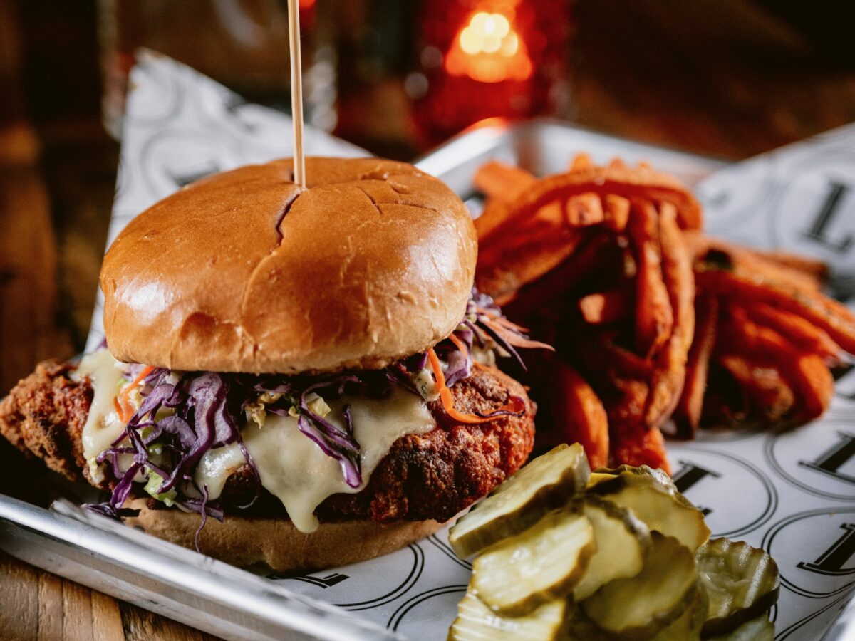 Burger from The Lincoln in downtown Napa. (Kristen Loken)