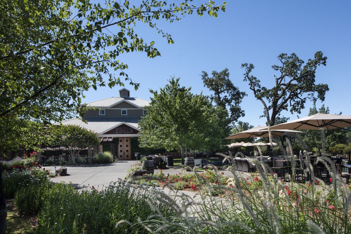 Kunde Winery exterior in Kenwood