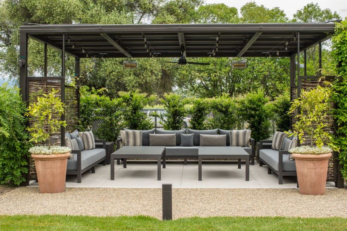 Louis M. Martini cabana in St. Helena