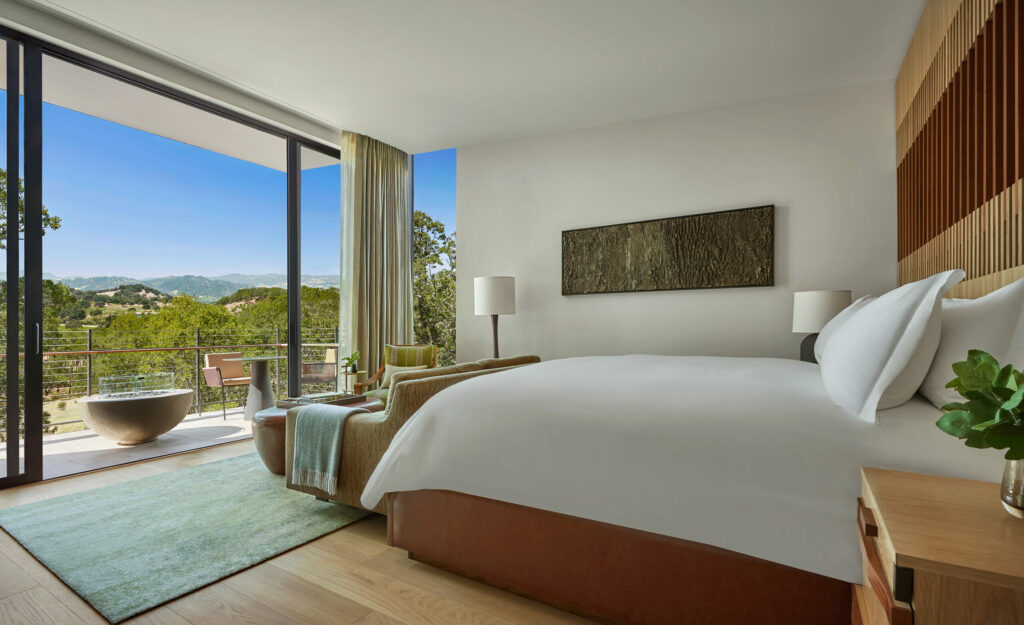 A guest room at Montage Healdsburg. (Montage Healdsburg)