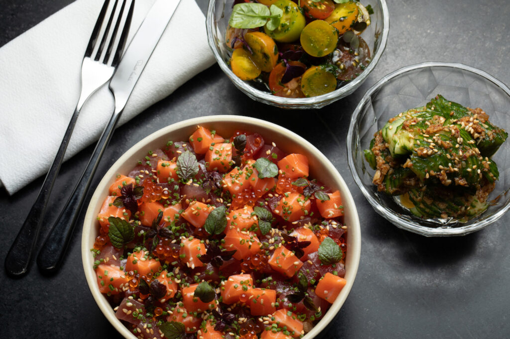 weekend lunch offerings at Regiis Ova in Yountville
