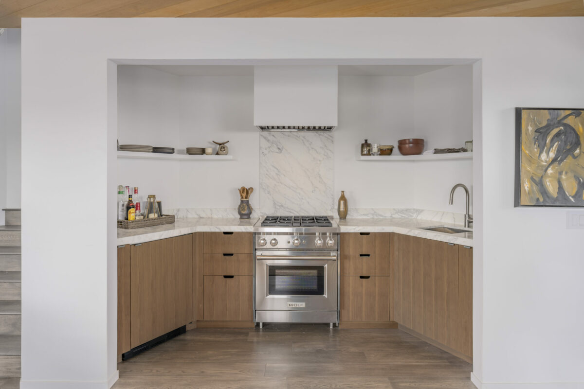 The kitchen in the guesthouse. (Provided by Caroline Sebastiani / Sotheby’s International Realty)