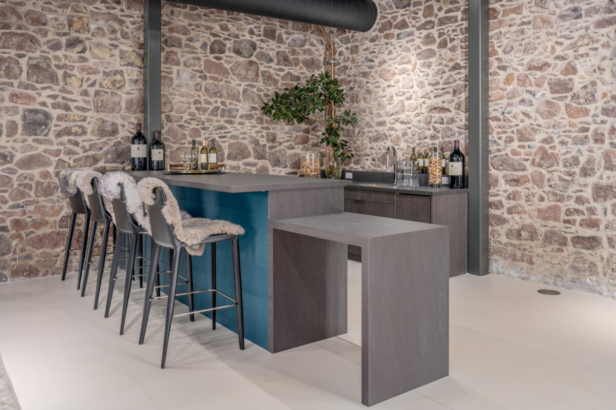 The two-building home at 301 First St. features 6,743 feet of living space and has four bedrooms and five and a half bathrooms. (Paul Rollins for Sotheby’s International Realty)