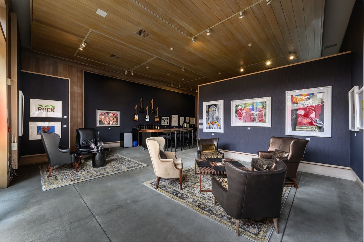 Cliff Lede Vineyards redesigned Backstage Tasting Lounge