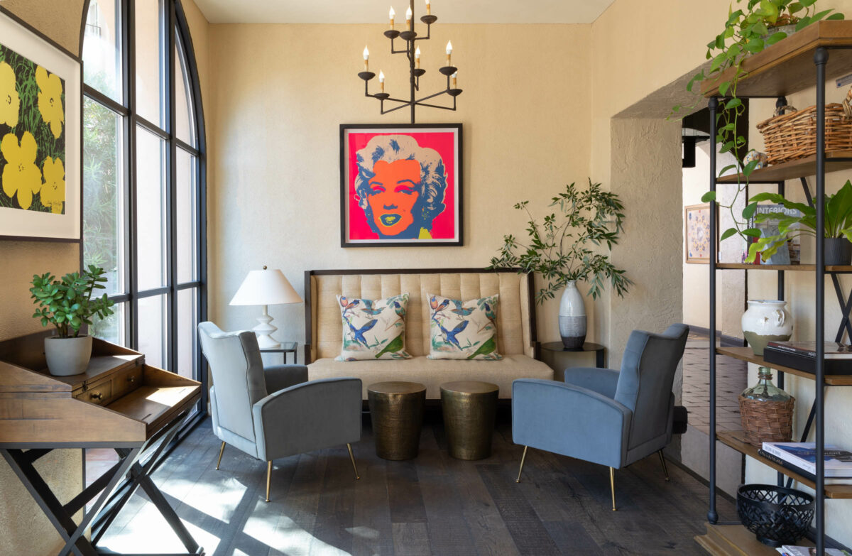 The lobby area at Fairmont Sonoma Mission Inn and Spa in Sonoma. (Lisa Romerein)