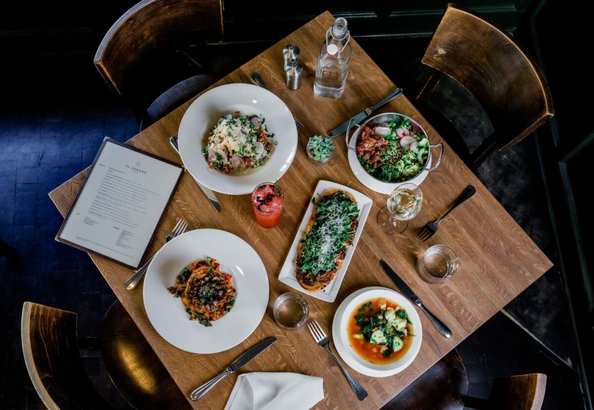 A spread of dishes at El Dorado Kitchen in Sonoma. (Mariana Calderon Photography)