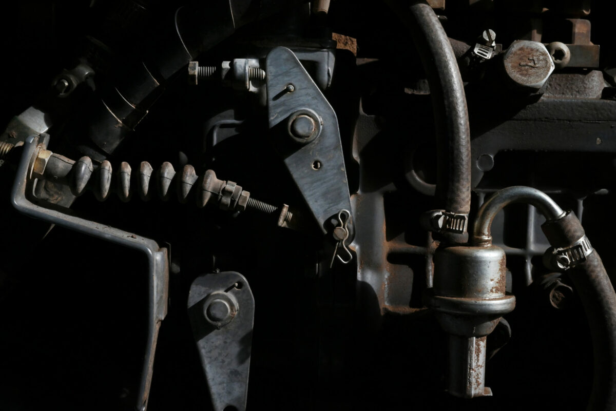 The inner workings of a Kubota tractor. (Erik Castro/for Sonoma Magazine)