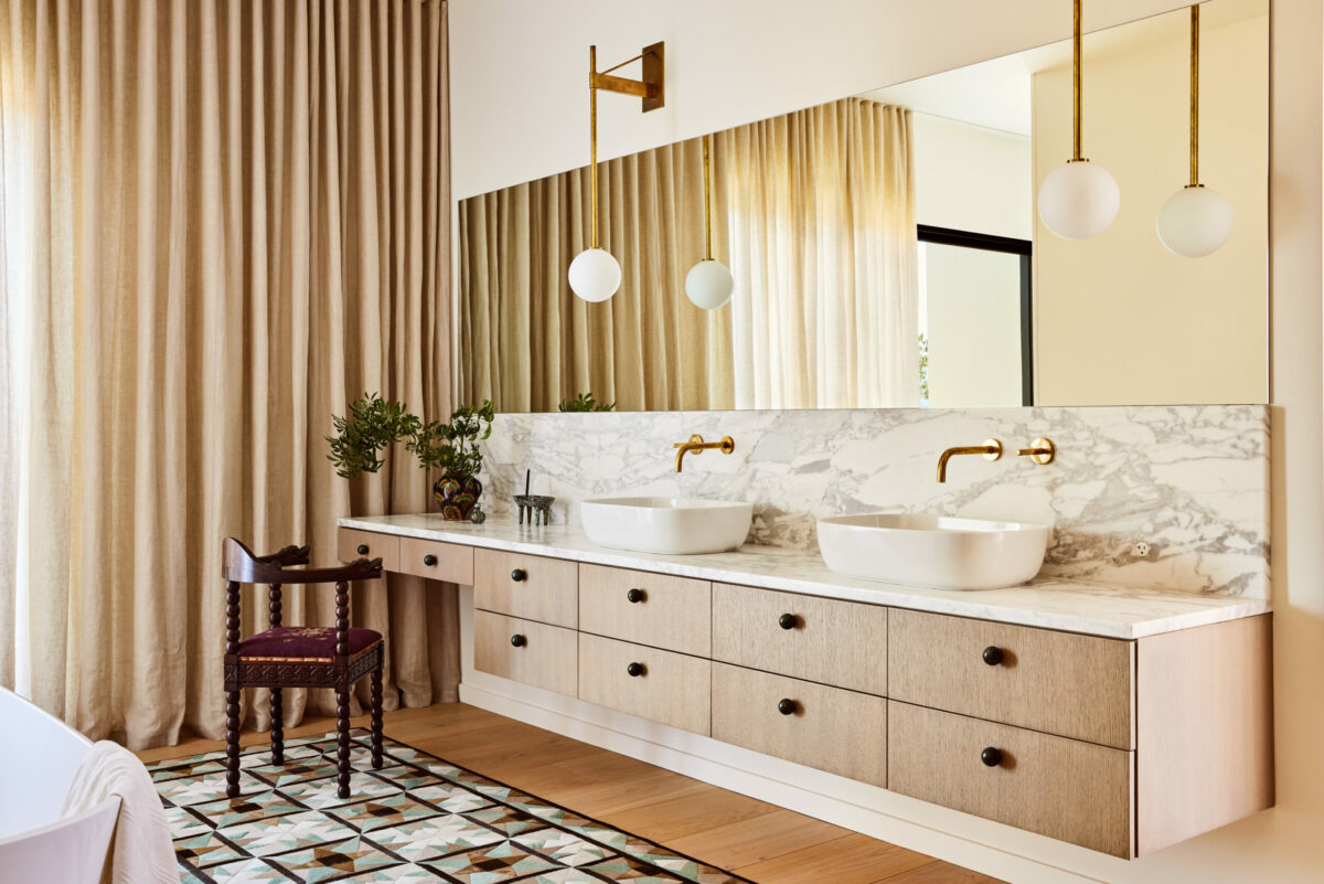 Bathroom vanity. (Nicole Franzen)