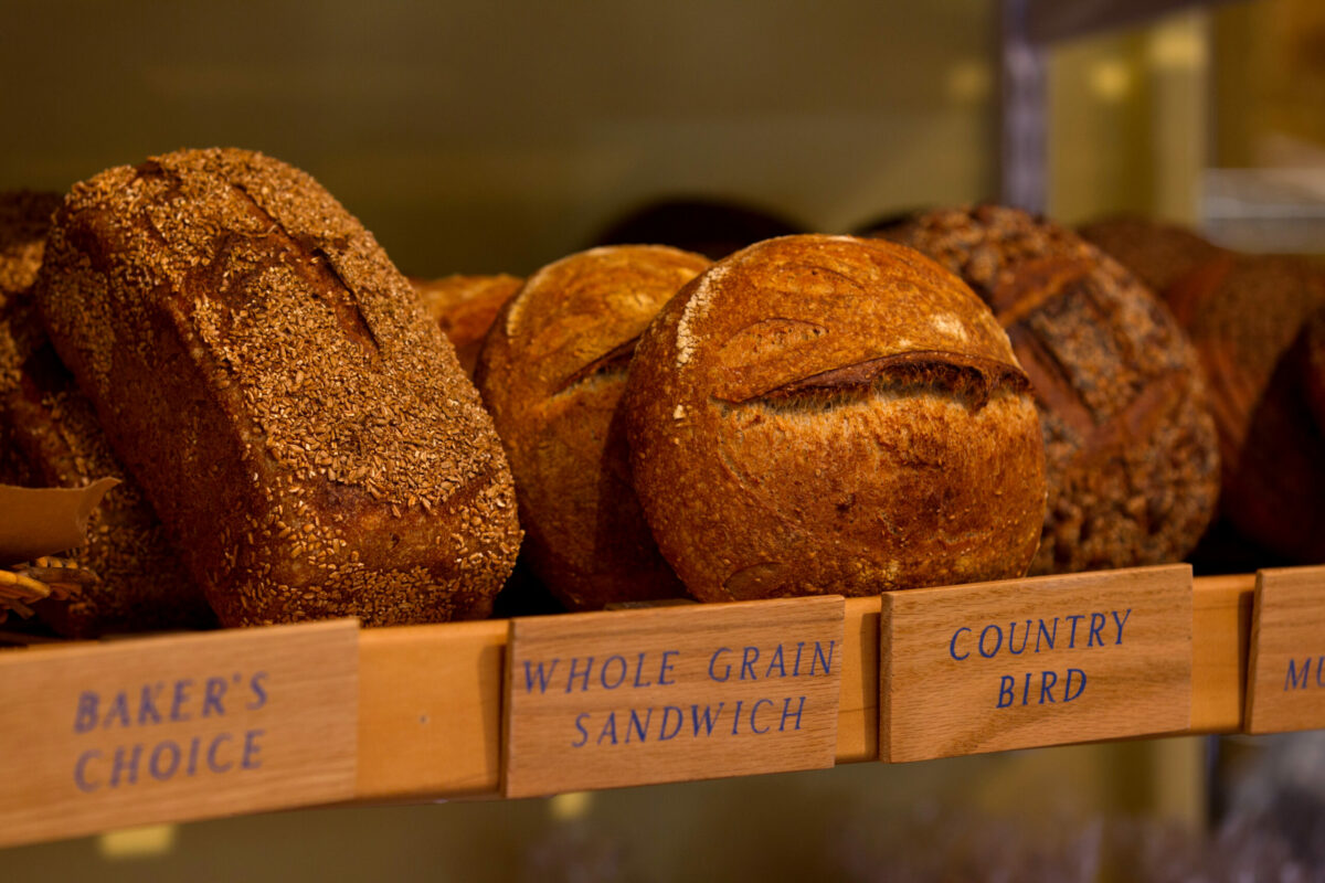 An assortment of loaves are displayed at Nightingale Breads, Sunday, Oct. 9, 2022, in Forestville. (Darryl Bush / For The Press Democrat)
