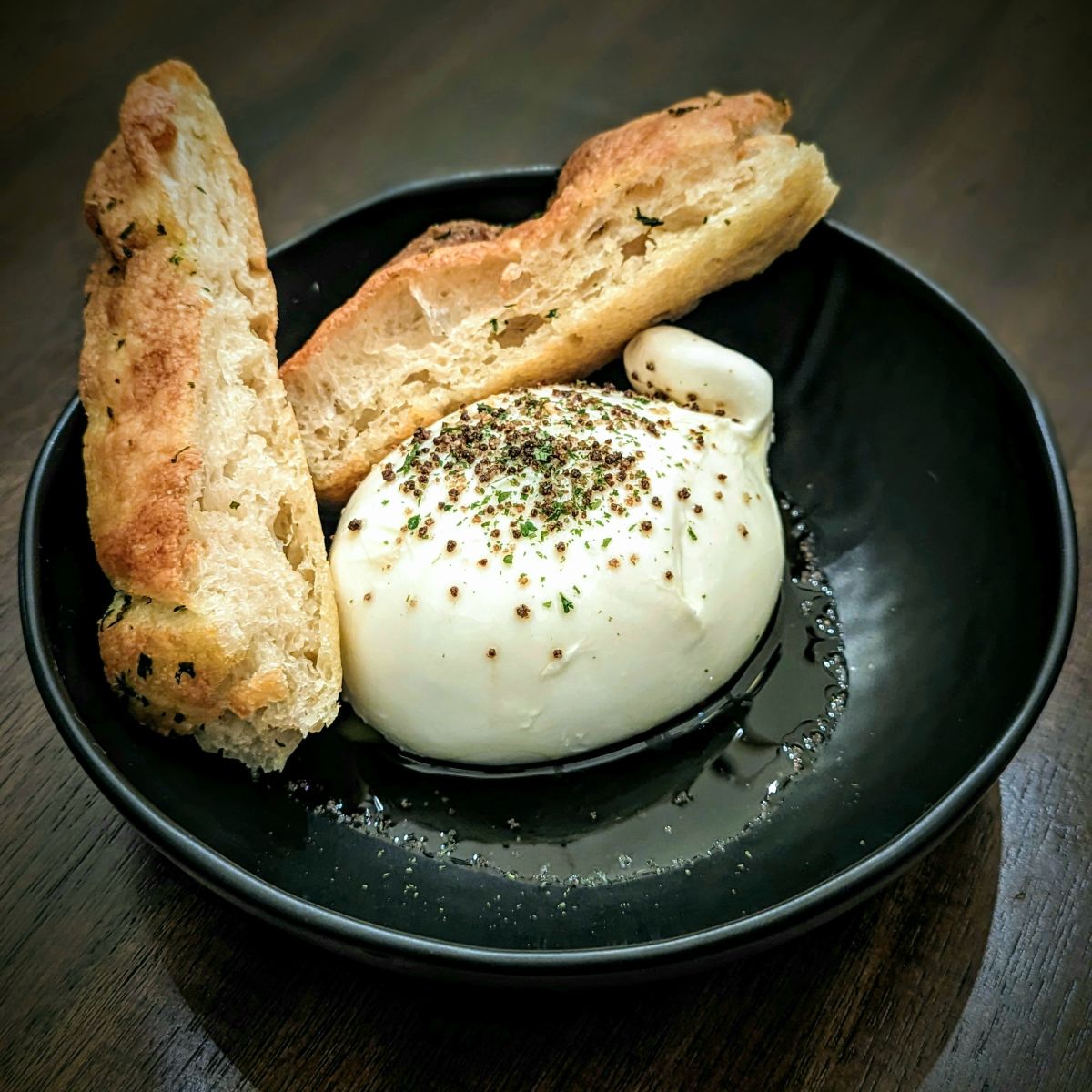 burrata at the Petaluma Cheese shop