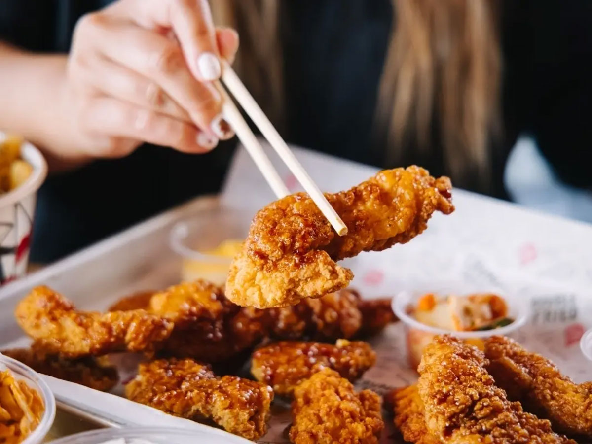 At Bonchon Korean Fried Chicken. (Bonchon)