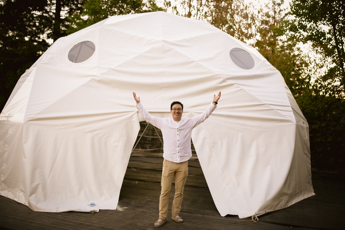 Dome at the Sandman in Santa Rosa and Stephen Yang, CEO of Yang Capital