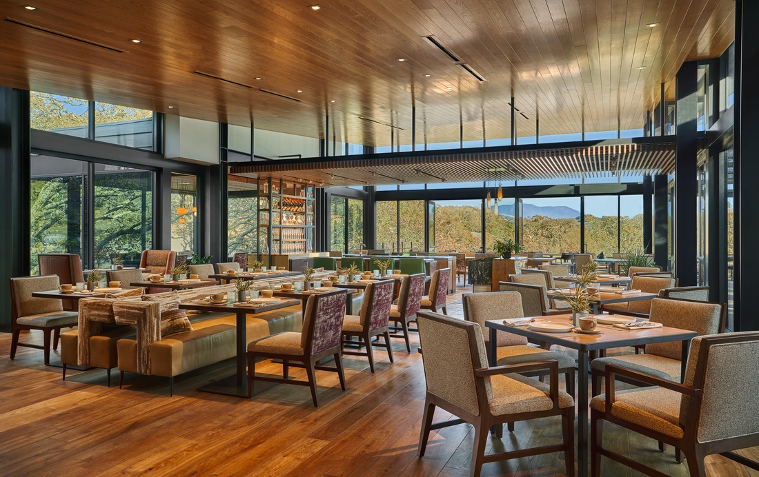 Hazel Hill restaurant at Montage Healdsburg. (Montage Healdsburg)