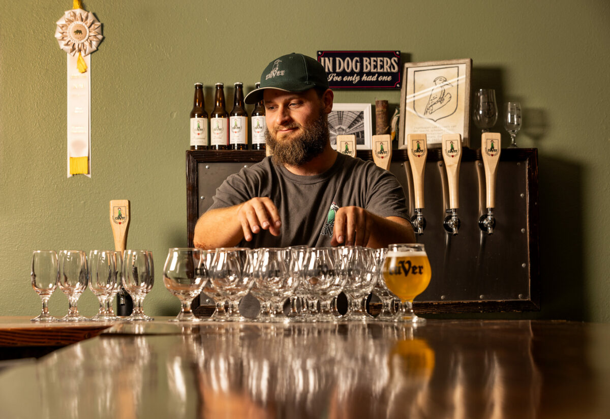 Hendrik Verspecht, owner of Cuver Brewery in Santa Rosa Thursday, August 3, 2023. (Photo John Burgess/The Press Democrat)