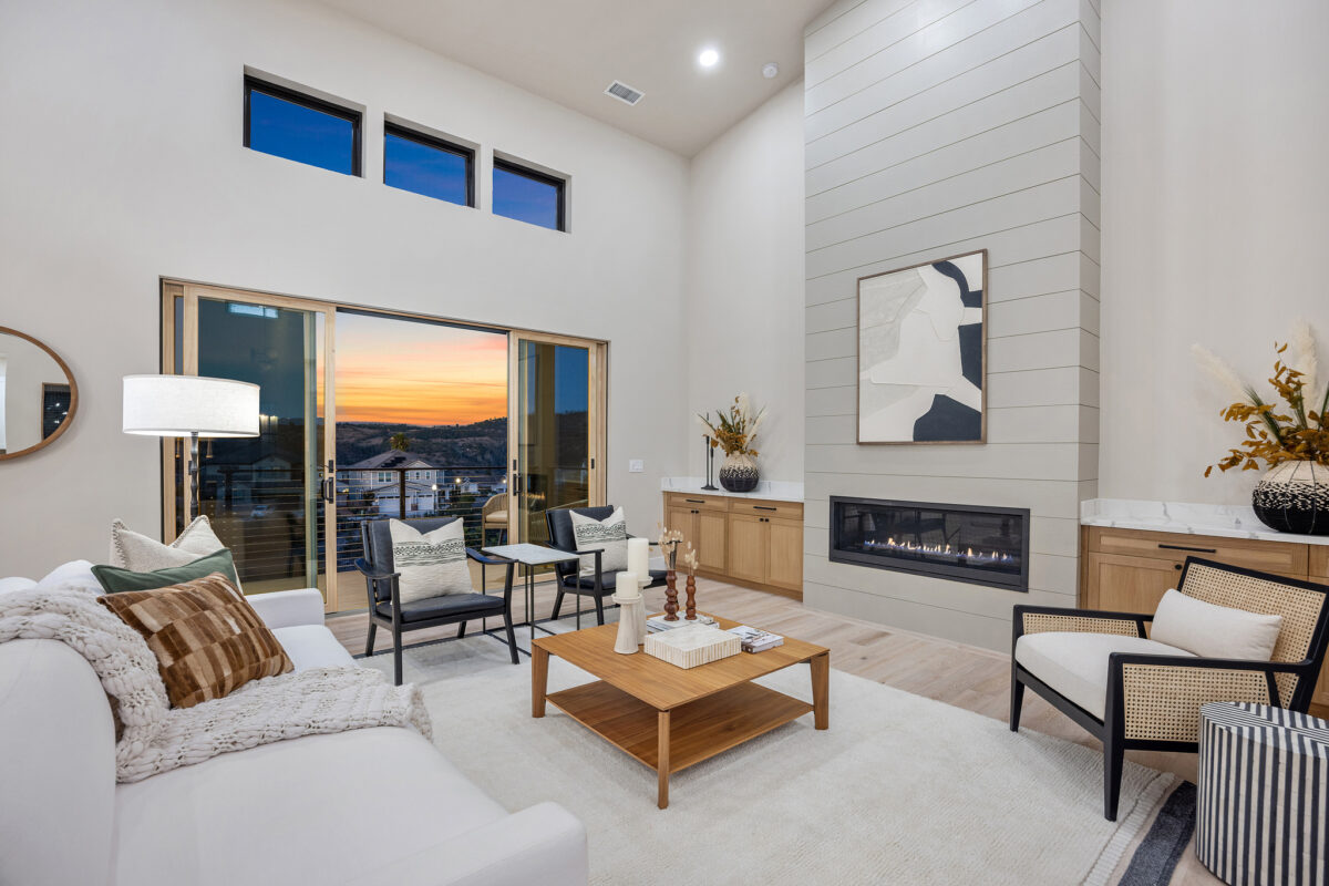 The interiors, by Molly Youngstrom of Young and Five, have a tranquil and classic palette of creams, browns and black. (Tom Rohrer)