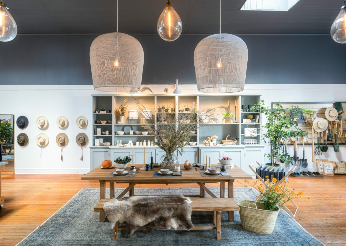 Down the street from the Petaluma Seed Bank, Estuary’s wide storefront windows and deliciously tall ceilings entreat shoppers to step inside. On offer is a beautifully curated lineup of sustainable housewares plus rustic-luxe denim and blouses, often made locally or from women-run companies. (Estuary)