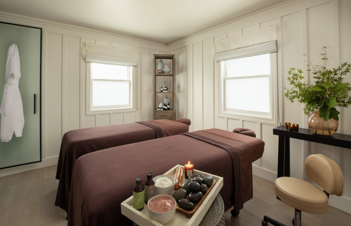 A renovated treatment room at MacArthur Place Hotel and Spa in Sonoma. (MacArthur Place Hotel and Spa)