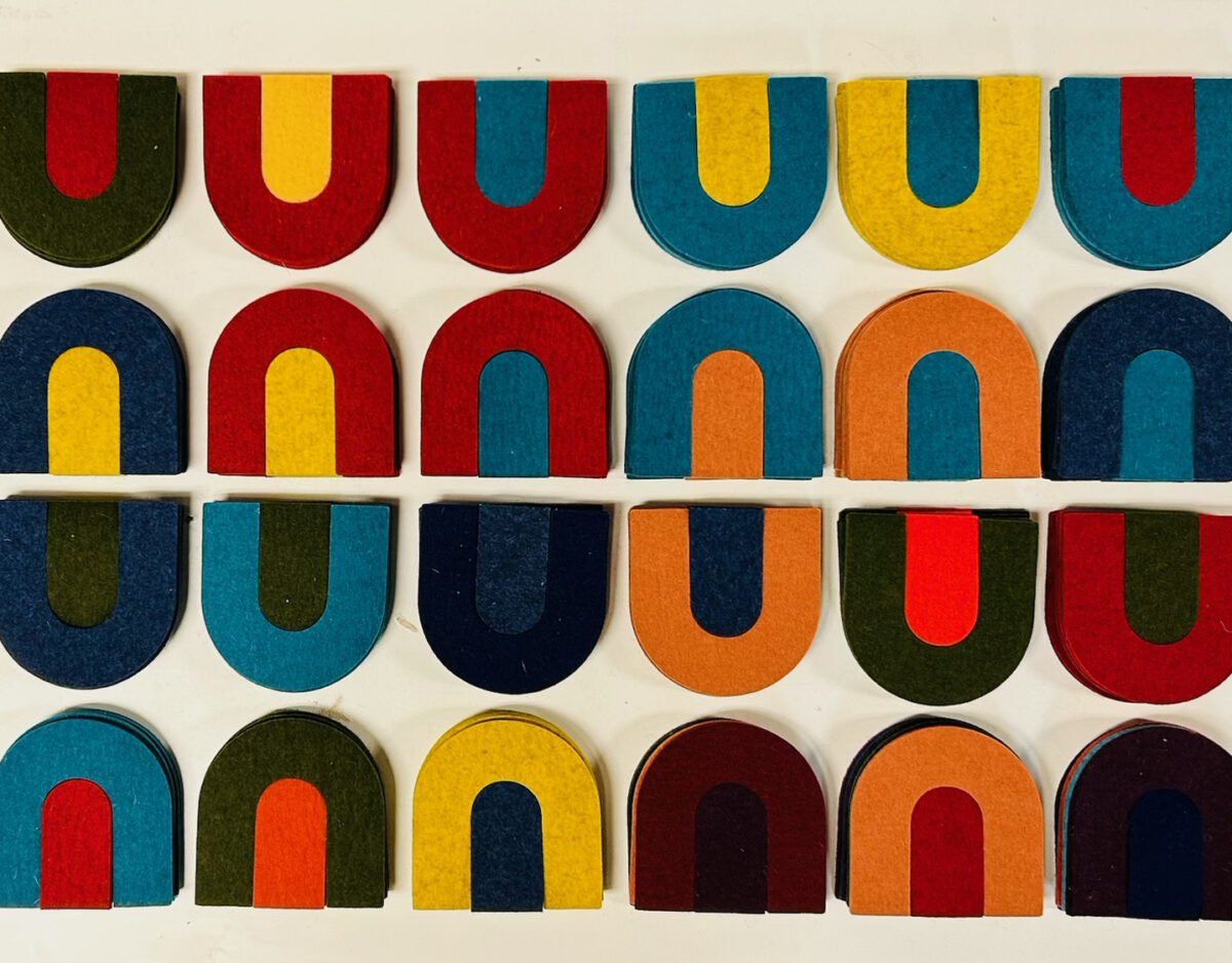 Coaster Couture: Felt-wizard Adelle Stoll, designs these modern marvels from her Windsor studio. $35 (set of four), Adelle Stoll, 119 Plaza St A, Healdsburg, 707-291-4484, adellestoll.com