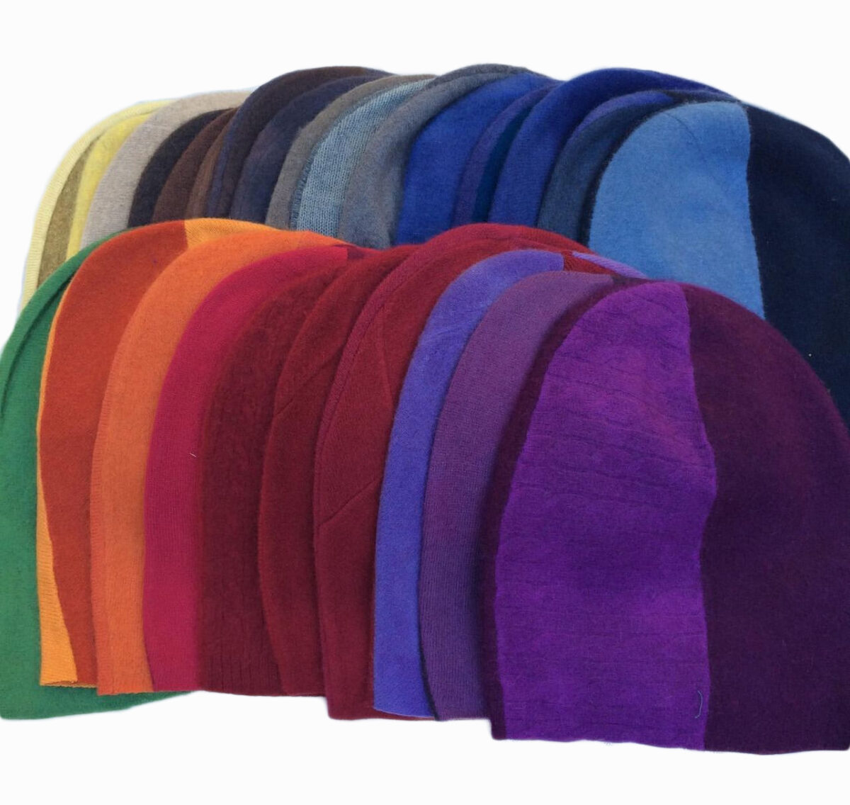 Beanies, Baby.: These upcycled sweaters have been fashioned into casual cashmere hats. Made in the Bay Area. $32, Erin Mavis Clothing, 113 E 1st St, Cloverdale, 707-894-6220, erinmavis.com