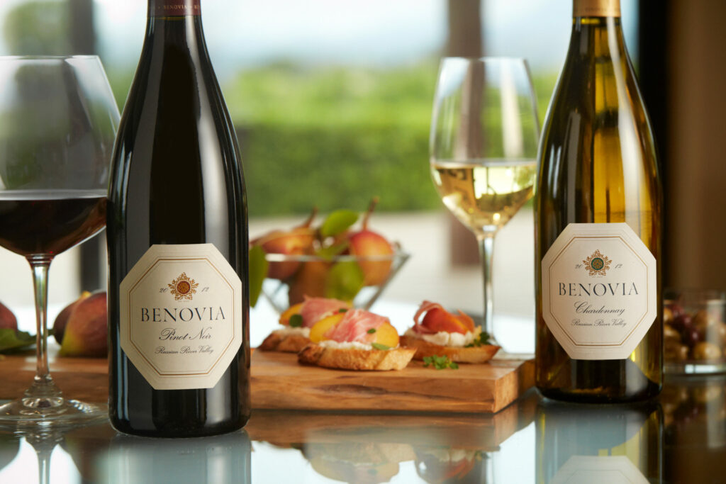 Wines from Benovia Winery in Santa Rosa. (Benovia Winery)